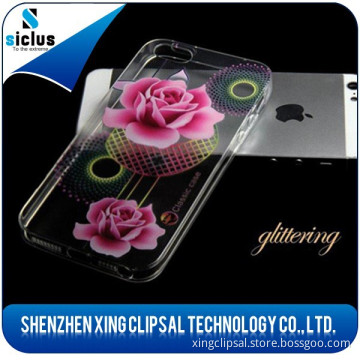 Hot Selling Customized TPU Rubber Gel Transparent Soft Case for iPhone 6